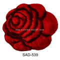 Polyester Rugs With Flower 3D Design